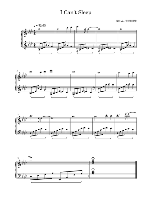 SpookyLass | Free sheet music | Download PDF or print on
