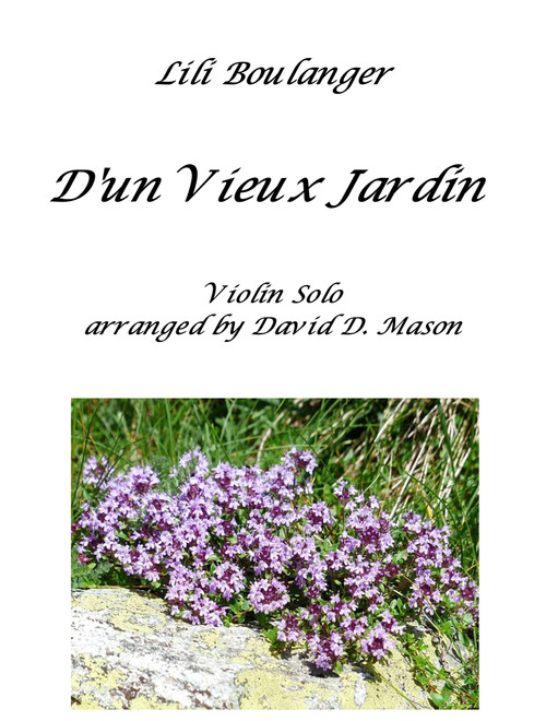 D'un Vieux Jardin (Arr. David Mason) (Violin and Piano)