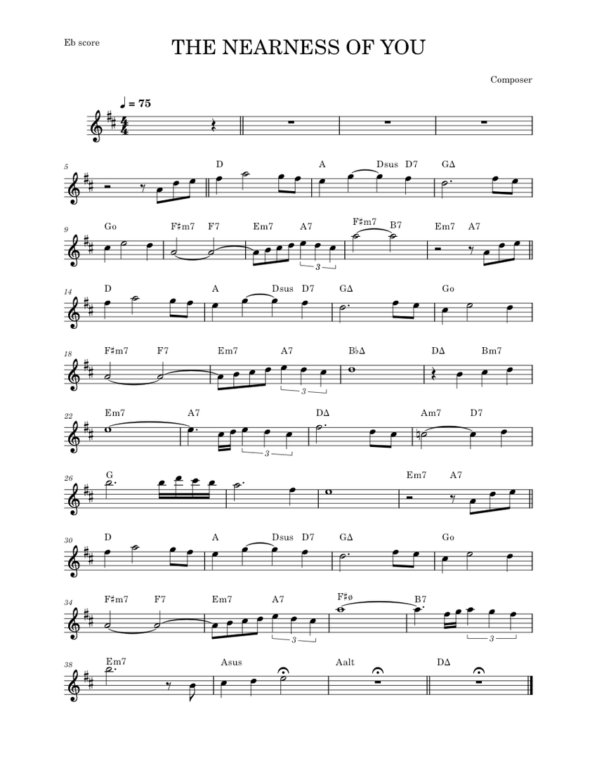 The nearness of you hoagy carmichael with lyrics by ned washington