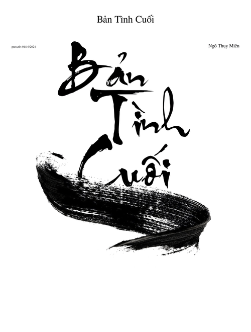 [Vietnamese] Bản Tình Cuối (Ngô Thụy Miên)