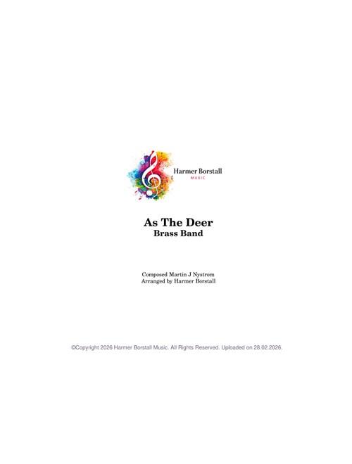 As the deer for Brass Band