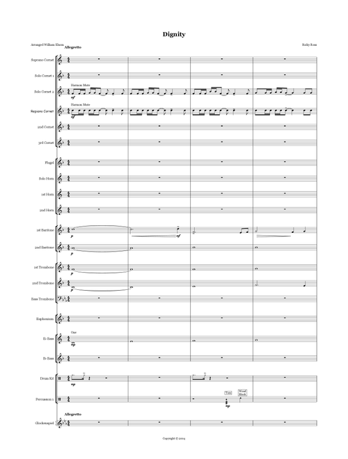 Dignity (Arr. Will Elsom) - Deacon Blue (Brass Ensemble)