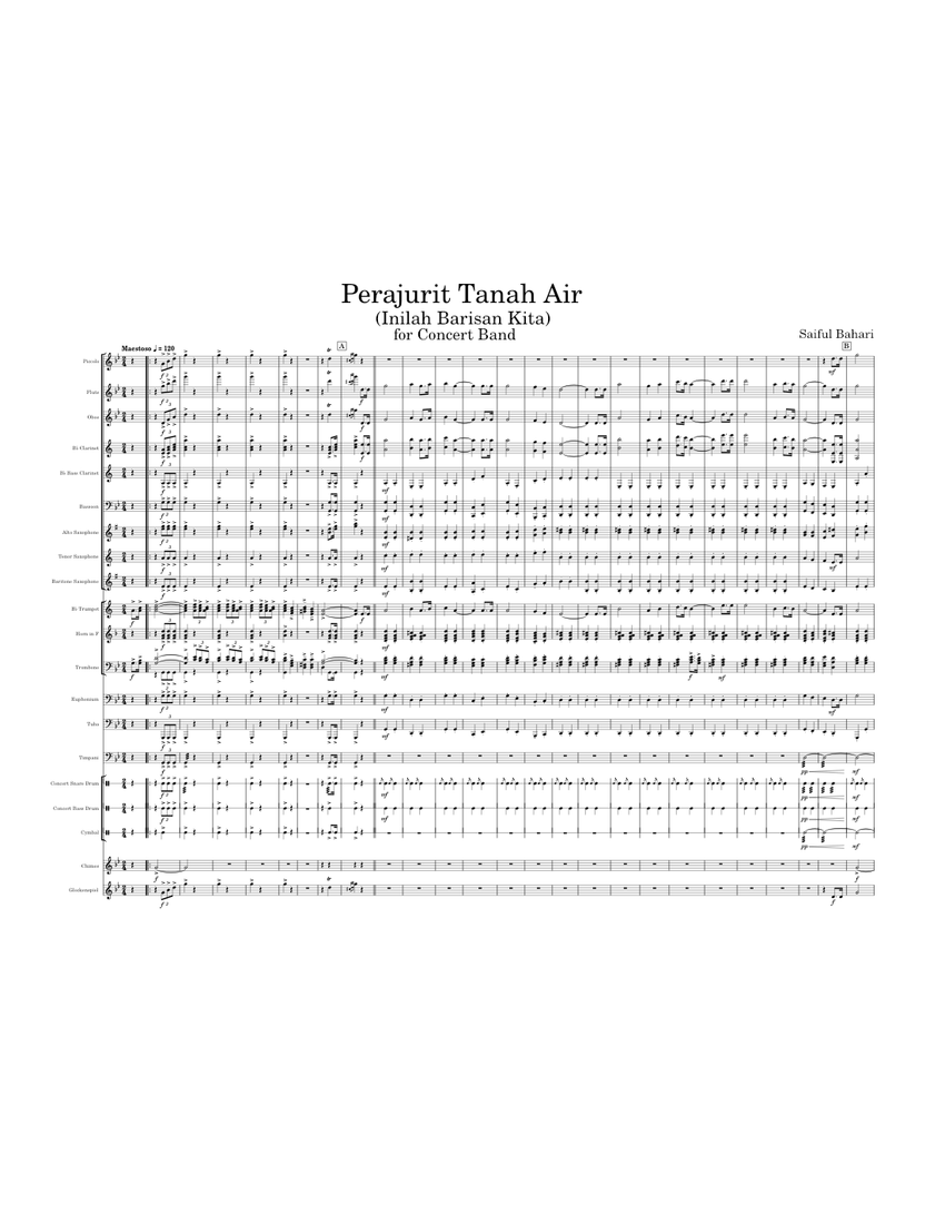 Perajurit Tanah Air Saiful Bahari Sheet Music For Trombone Euphonium perajurit-tanah-air-saiful-bahari-sheet-music-for-trombone-euphonium