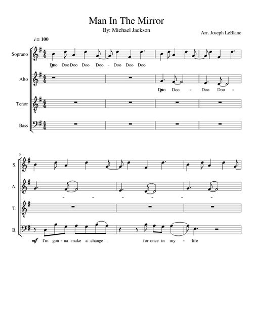Michael Jackson - Man In The Mirror (Acapella)