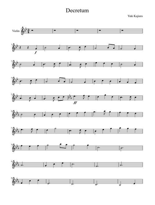 Decretum (Sayaka's Theme) - Yuki Kajiura