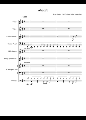 Free Genesis sheet music | Download PDF or print on MuseScore.com
