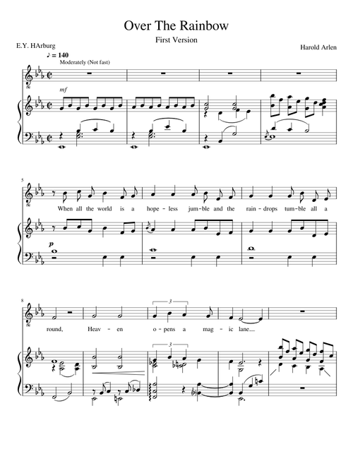 Over The Rainbow (1st Version/Intro)