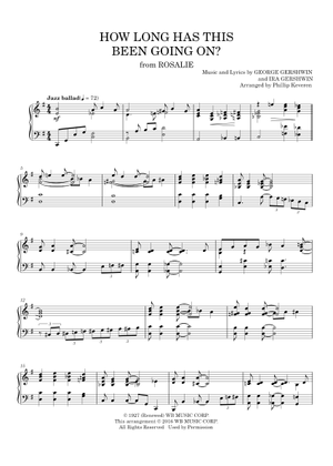How Long Has This Been Going On? – Lead Sheet Sheet Music with Chords ...