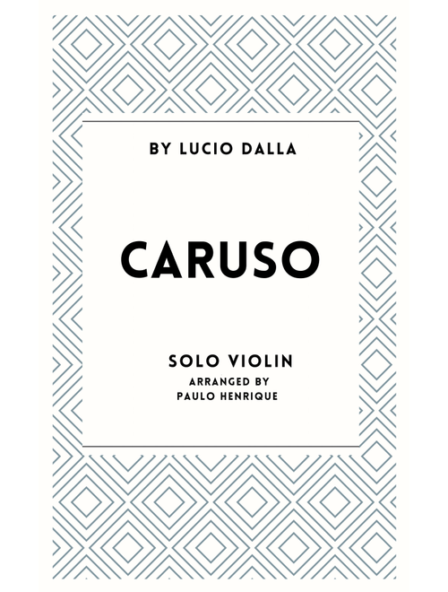 Caruso (Arr. Paulo Henrique) - Andrea Bocelli (Violin and Piano)