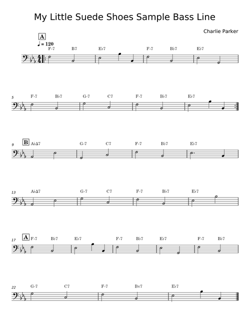 My Little Suede Shoes - Charlie Parker