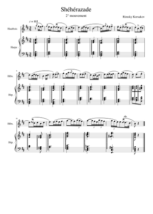 Rimsky-Korsakov - Scheherazade : II. The Kalandar Prince Sheet