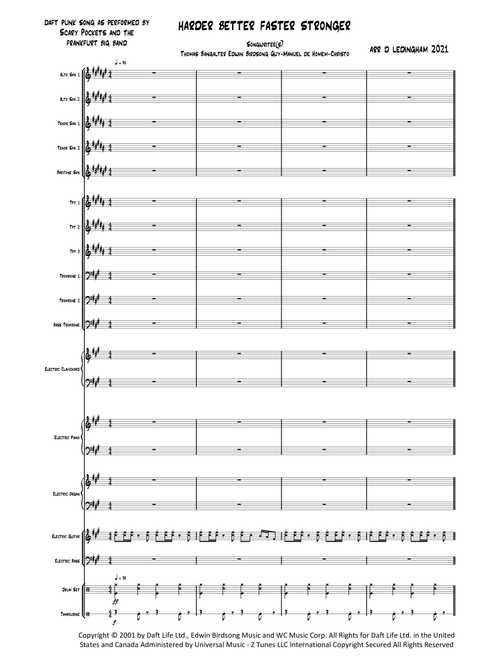 Harder, Better, Faster, Stronger (Arr. Musiscorz) - Daft Punk (Jazz Ensemble)