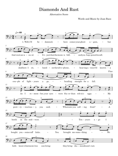 Diamonds and rust - Joan Baez