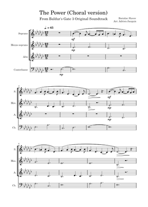 The Power - Baldur's Gate 3 Sheet Music for Piano (Solo