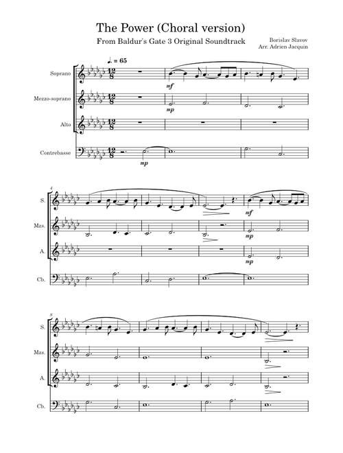 The Power (Choral version) – Borislav Slavov