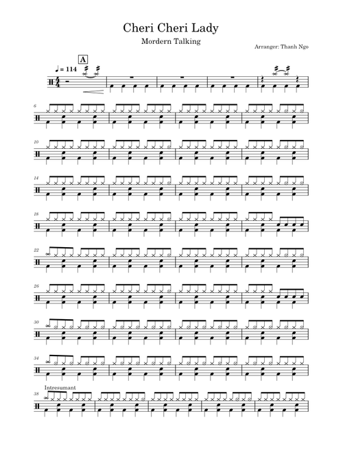 Cheri Cheri Lady Drum – NgoThanh-Music