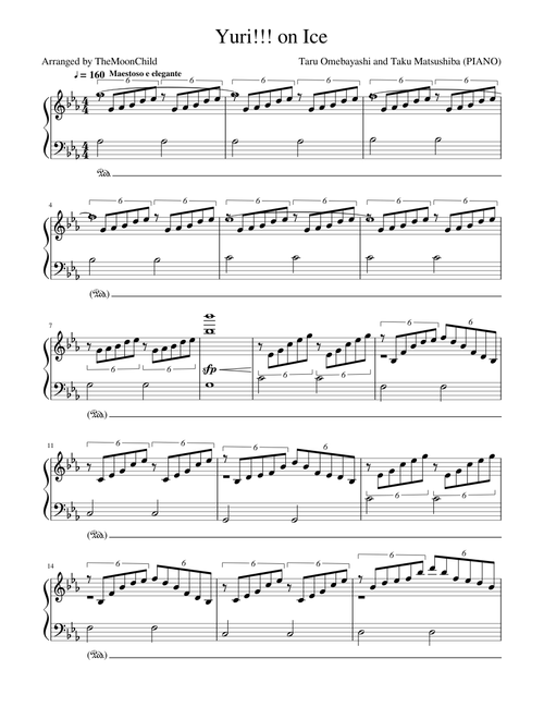 Yuri!!! on Ice - Piano Theme Short