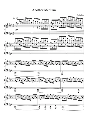 Another Medium Notes Another Medium - Undertale Sheet Music for Piano (Solo) | MuseScore.com