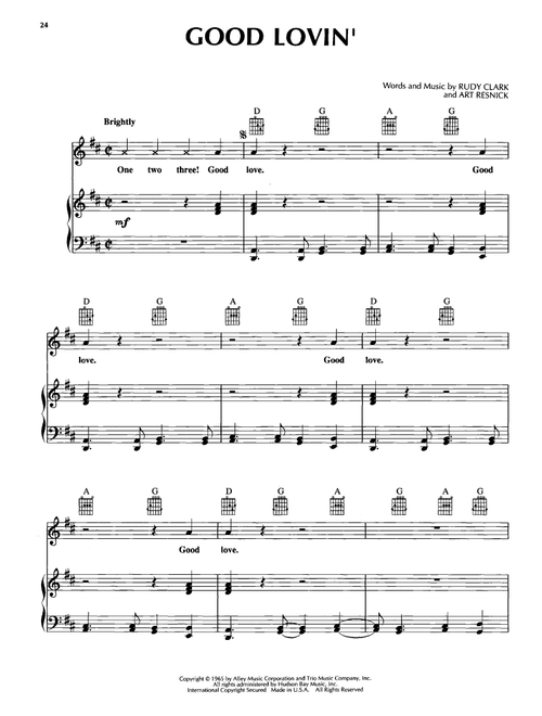 Good Lovin' - Bobby McFerrin (Piano-Vocal-Guitar)