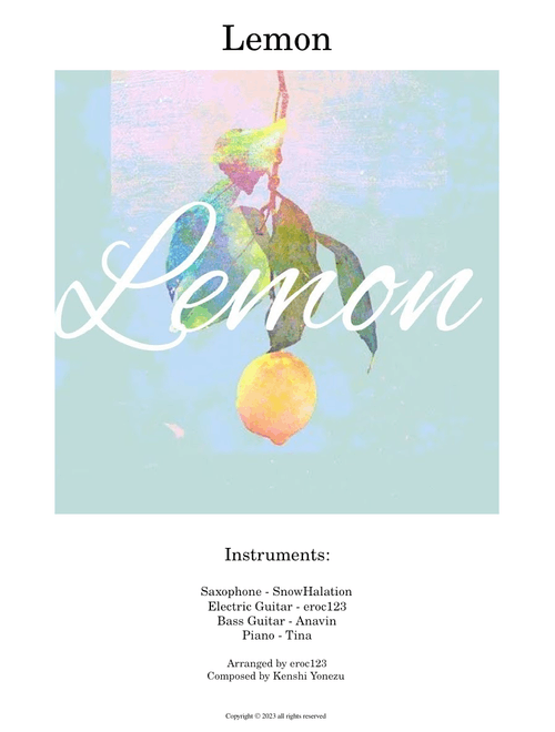 Lemon – Kenshi Yonezu (米津 玄師) – eroc123