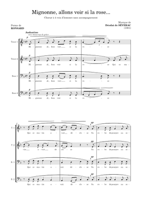 SÉVERAC Oeuvres pour Piano 1 Séverac - En vacances (Book 1): Invocation à Schumann Sheet Music