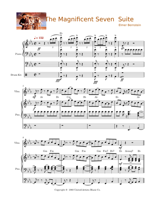 The Magnificent Seven Suite – Elmer Bernstein