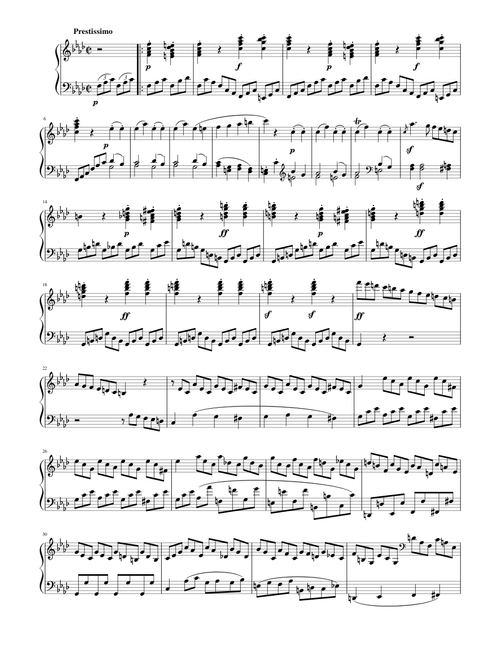 Beethoven : Piano Sonata No. 1, Op. 2 Mvt. 4