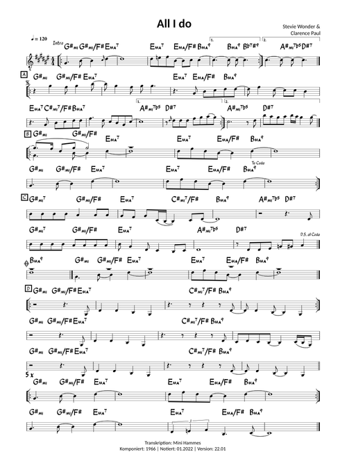 Stevie Wonder - All I do