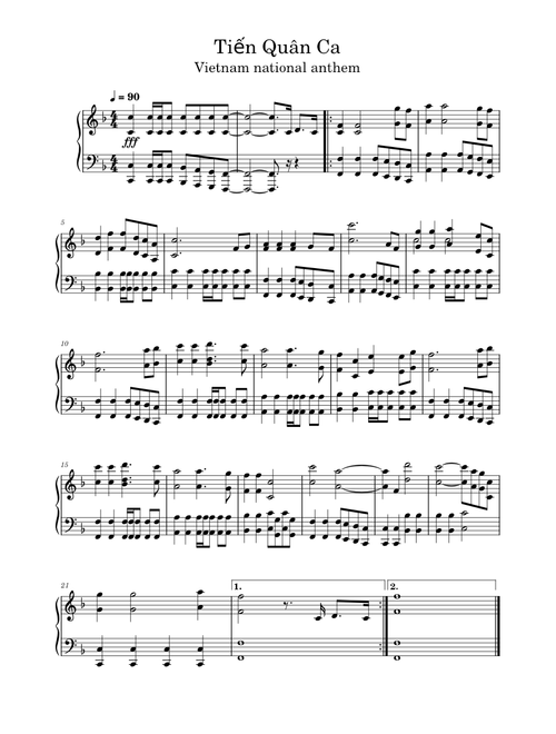Tiến Quân Ca – Misc tunes