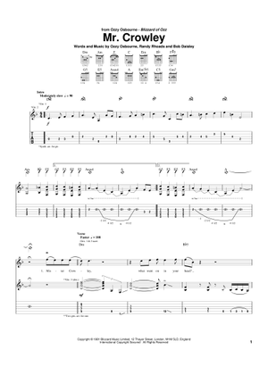 Diary Of A Madman Tab by Ozzy Osbourne (Guitar Pro