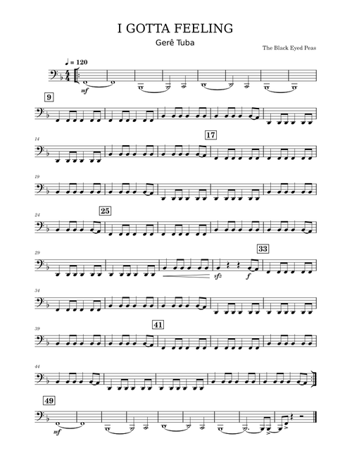 I GOTTA FEELING