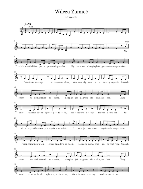 Wilcza Zamieć - Priscilla  (Violin Solo)