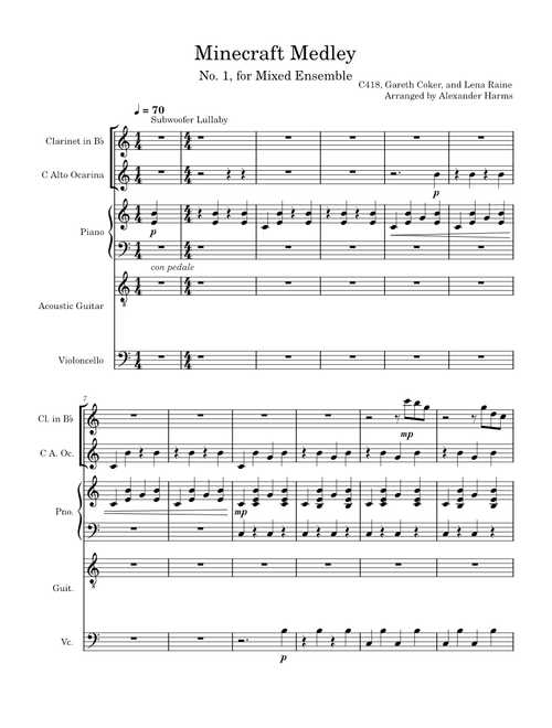 Minecraft Medley No. 1