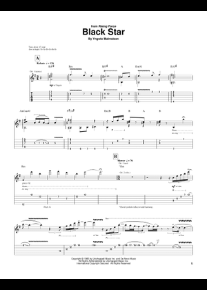Rising force – Yngwie Malmsteen Sheet music for Piano (Solo