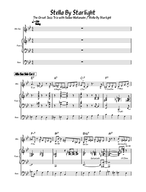 The Great Jazz Trio - Stella By Starlight