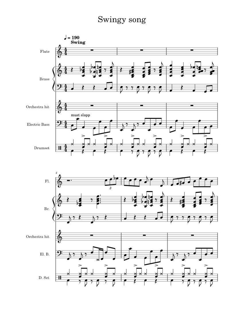 楽譜】Swinging Fingers（ティロ・ヴォルフ）Thilo Wolf