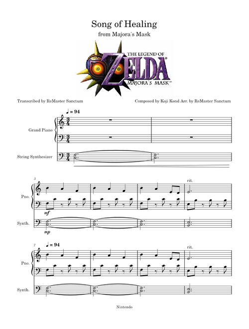 Song of Healing - Majora's Mask – Koji Kondo