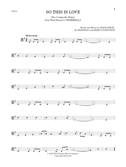 So This Is Love (from Cinderella) - James Ingram (Viola Solo)