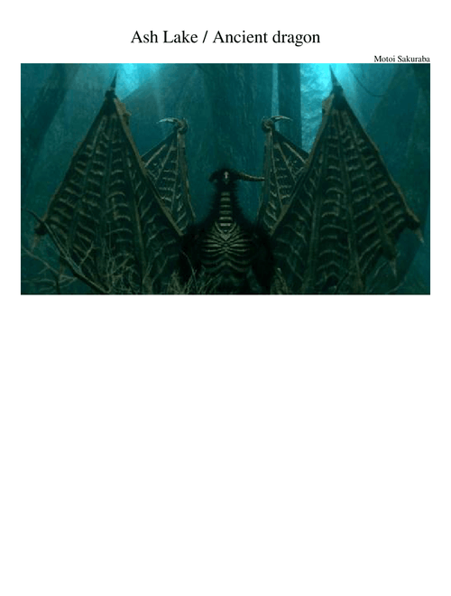 Dark Souls: The Ancient Dragon/Ash Lake