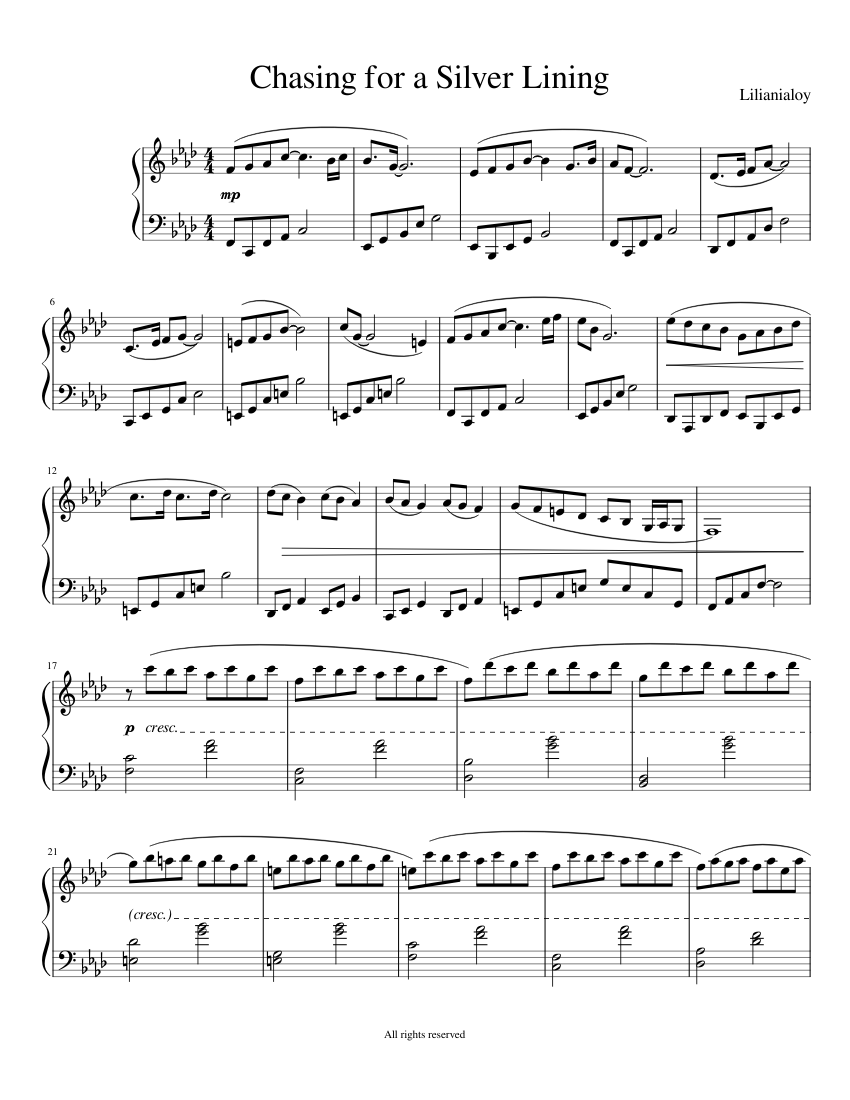 Chasing for a Silver Lining (original work) (600 follower special ...