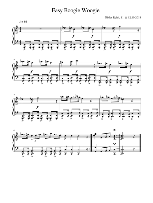 easy boogie woogie