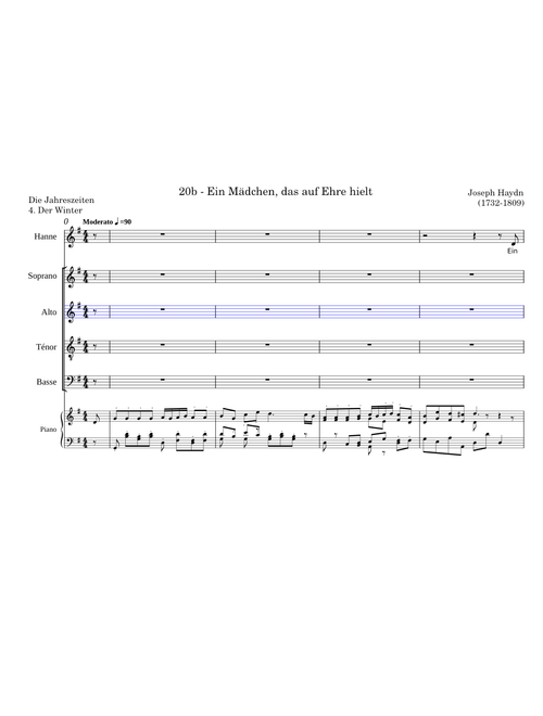 Haydn Jahreszeiten - 20b Ein Mädchen