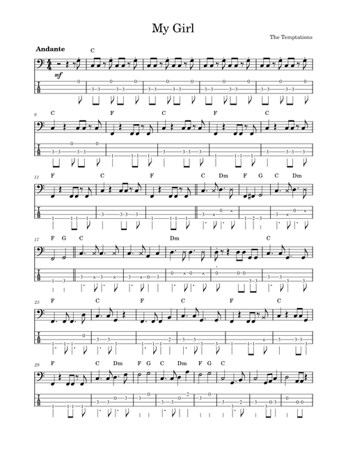 My Girl – The Temptations