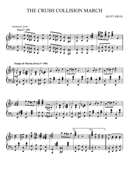 Scott Joplin - Crush Collision March