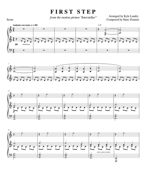 First Step - Interstellar [Kyle Landry][Cover]