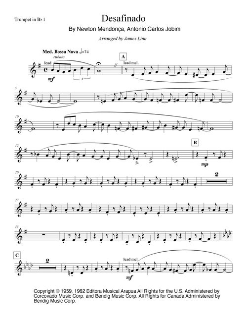 Desafinado (Arr. James Linn) - Antonio Carlos Jobim, Newton Mendonça (Brass Ensemble)