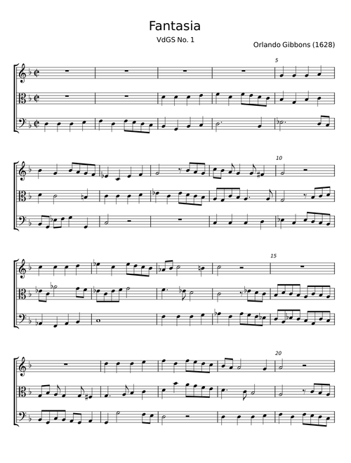 Fantasia - Orlando Gibbons