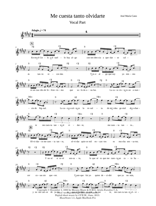 Me cuesta tanto olvidarte - sax la piano