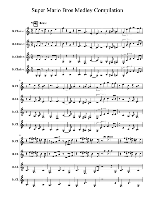 Super Mario Medley Compilation
