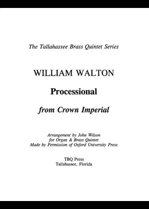 Crown Imperial – William Walton (arr. Bocook) Sheet Music for